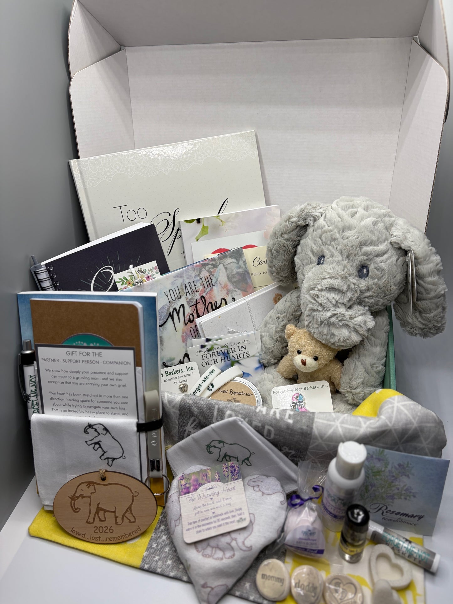 Large Forget-Me-Not Basket for both Mom & Support Person