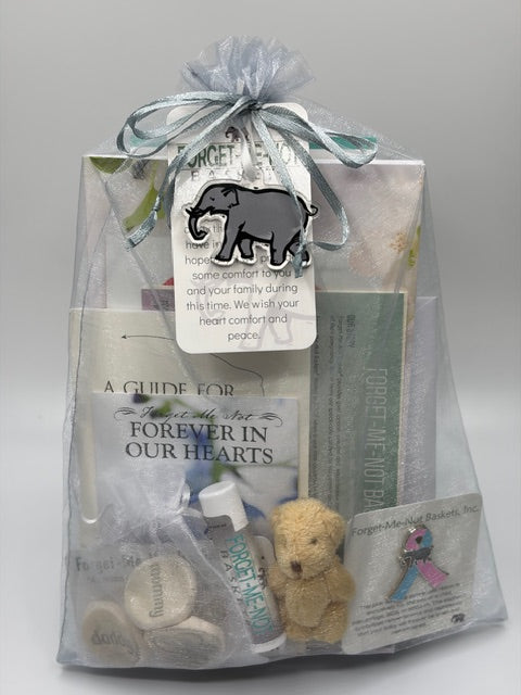 Sponsor a Small Forget-Me-Not Basket Bag