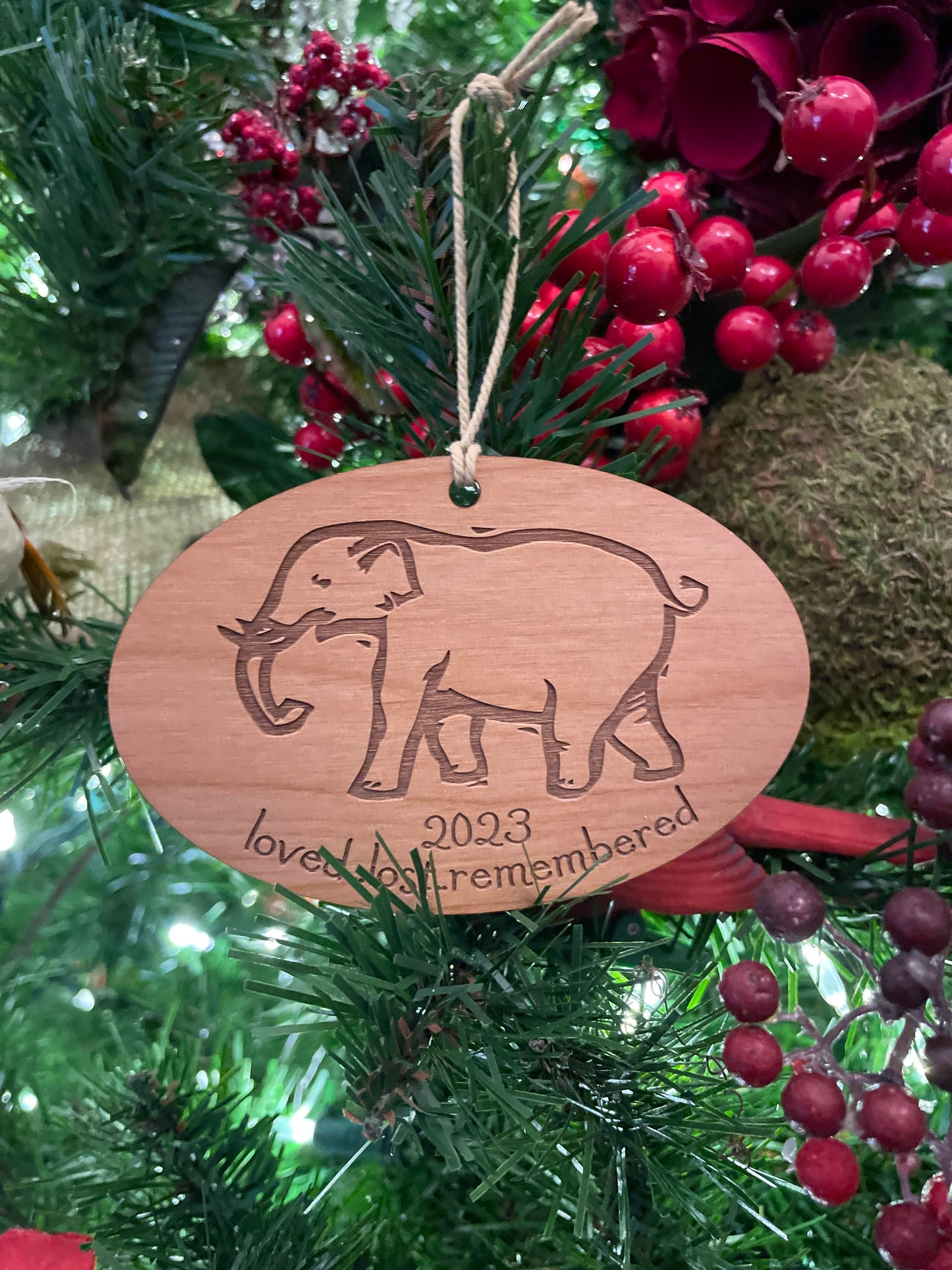 Wooden Christmas Ornament