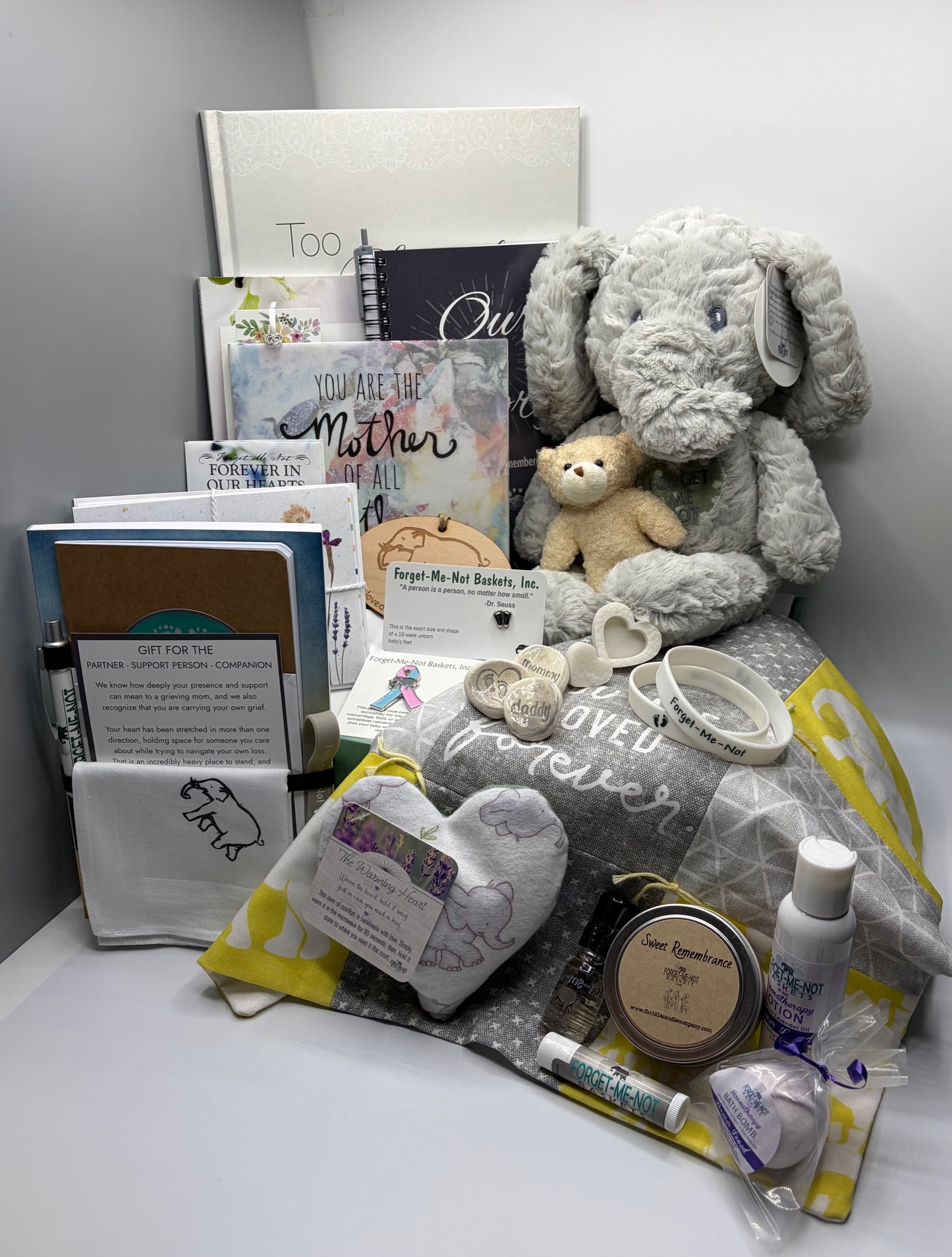 Large Forget-Me-Not Basket for both Mom & Support Person