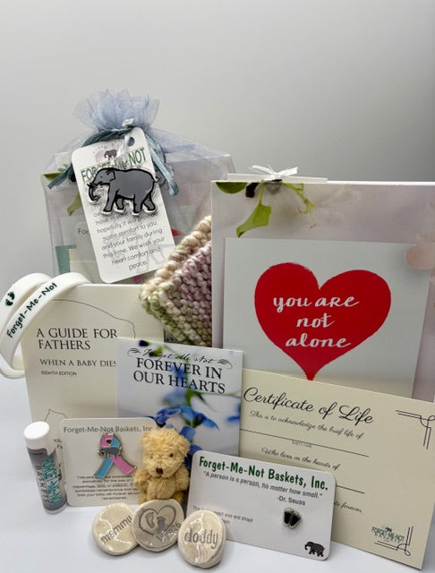 Sponsor a Small Forget-Me-Not Basket Bag