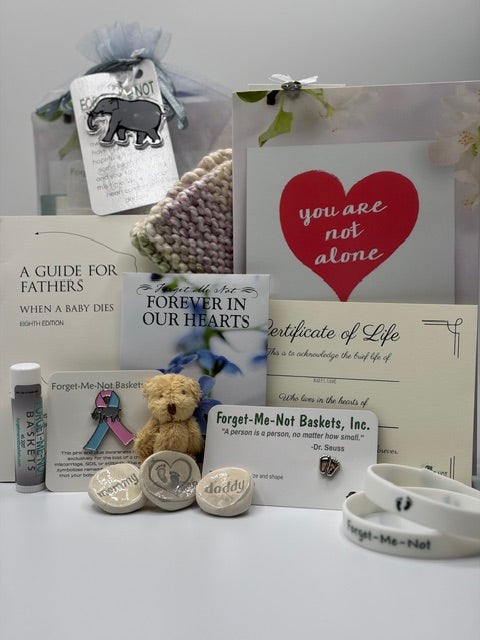 Sponsor a Small Forget-Me-Not Basket Bag